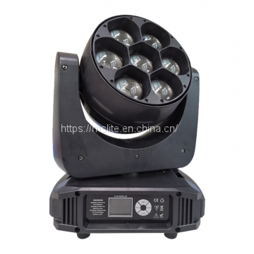 Mini Wash Led Light Zoom Pixel Control Led 7x40 Moving Head Stage Light photo-2