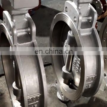 DN350 DN400 WCB 3 three triple eccentric Hard seal butterfly valve