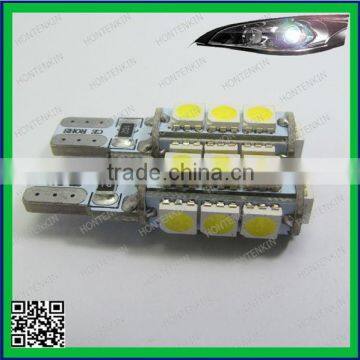 T10 W5W White 13 5050 SMD LED Canbus Error Free Car light Bulb