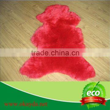 Rug sheepskin rug colored