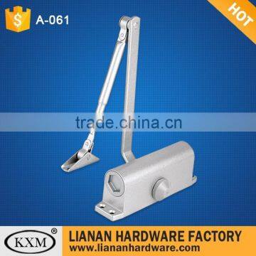 Quality aluminum middle round hydraulic door closer hinge (A061R)