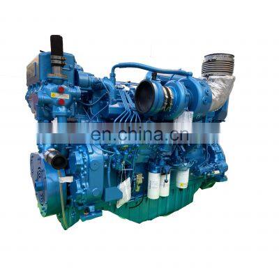 High quality weichai 368kw marine diesel motor 500hp/1800rpm 6M26C500-18