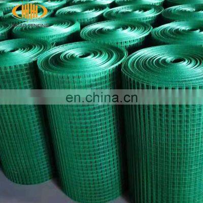 Ready to ship 1x18m per roll 1.0mm wire pvc coated welded wire mesh roll