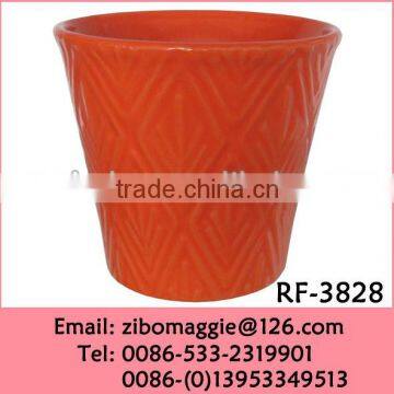 Hot Sale Custom Colored Flare Shape Porcelain Planters Flower Pots with Wolesale Price