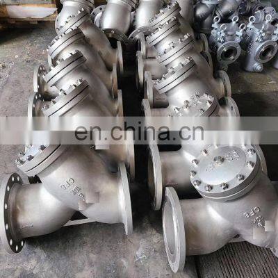 ASTM A351 CF3M SS304 SS316L Japanese Standard JIS 10K Stainless Steel Materials Water Oil Y TYPE STRAINER photo-2