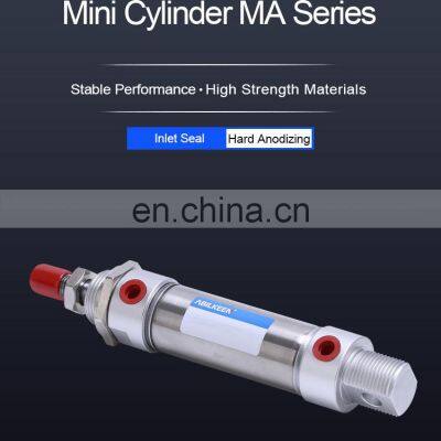 ISO6432 MA MI Series Double Acting Stainless Steel Mini Air Pneumatic Cylinder