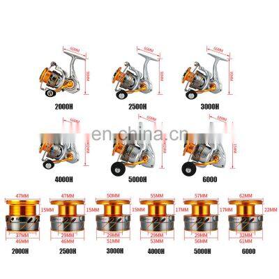 Новая спиннинговая рыболовная катушка 10+1BB 2000-6000 с углеродно-волоконной тормозной системой и сверхлегким шпулем из алюминия, обработанным на ЧПУ photo-2