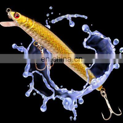 New 10cm/7.8g Top Water Hard Artificial Bait Minnow Fishing Lure photo-3