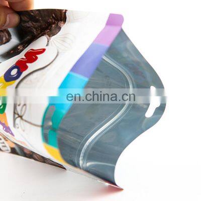 Food Grade Heat Seal Aluminum Foil Zip lock Plastic Cake Flour / Cookie / Food cake Packaging Bag