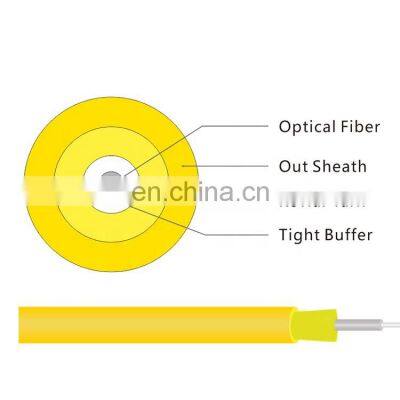 Indoor Duplex optical fiber cable g657b3 fiber GJFJV