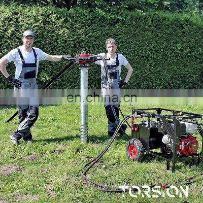 Hydraulic Ground Screw Pile Driver / Screw Piles Installation Equipment photo-2