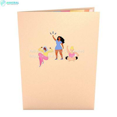 Strong Together 3D Folded Card for Friends as Best Gift on Valentine’s Day photo-3