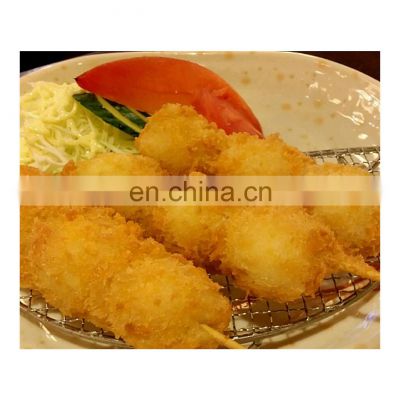 Good taste frozen quail eggs string with breadcrumbs