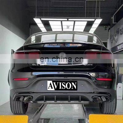 Rear Diffuser for Mercedes Benz GLC Coupe C253 GLC200 GLC250 GLC260 GLC300 Facelift GLC63 Rear Diffuser Spoiler photo-3
