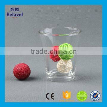 Wholesale 180ml glass water cup clear glass drinking cup