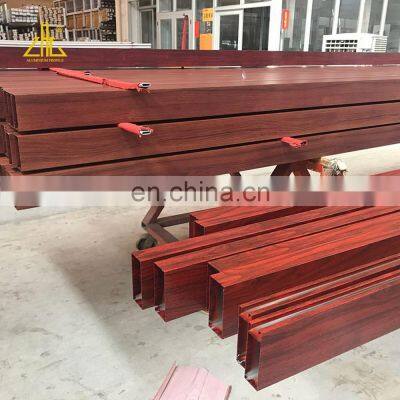 Quality Aluminum 6063 Alloy Powder Coating Aluminium Profiles Powder Coating Tube or Pipe Square/round/oval Extrusion Profiles photo-2