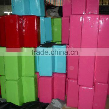 Leather Colorful Candy Feet Stool Wood Frame Stool photo-4