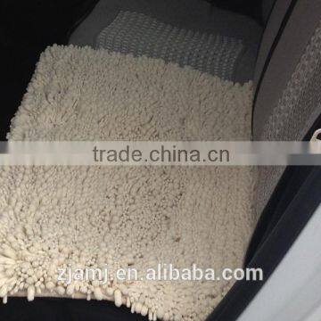 Chenille shaggy floor rugs for car