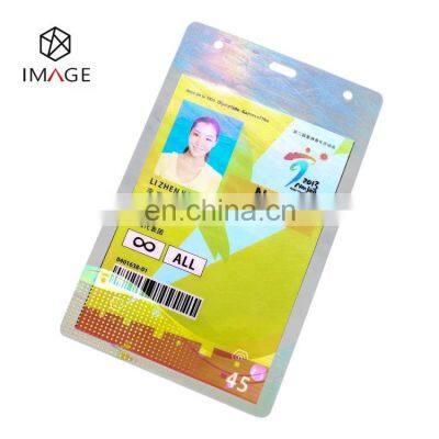 Attractive High Security Hologram Hot Laminate ID Badge Holder