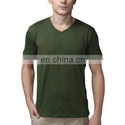 V-neck T-shirt For Men, Skin Fit Pattern Custom Deep Neck Gym T-Shirts