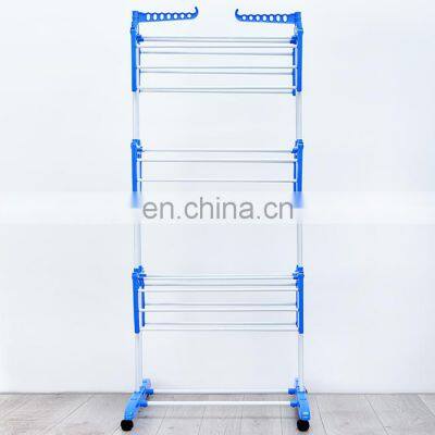 Foldable Houseware Stainless Steel Clothes Coats Towels Shirts Scarves Electric Clothes Foldable Drying Rack photo-2