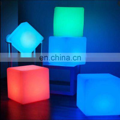 led cube chair outdoor led cube stools seat light waterproof led cube mini bar chairs