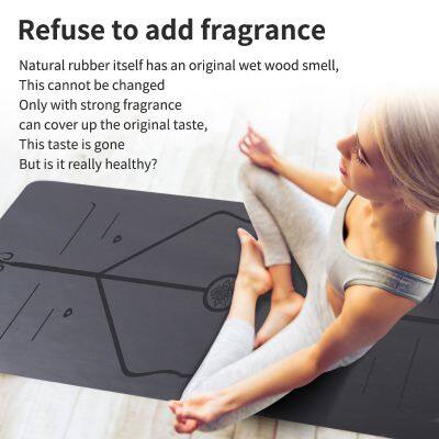 National Standard Rubber Yoga Mat Black Gray YiShengNuo photo-4