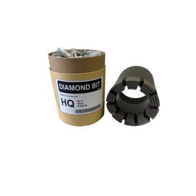 BQ NQ HQ PQ NTW HTW, wireline core barrels, impregnated diamond coring bits, hard formation core drilling