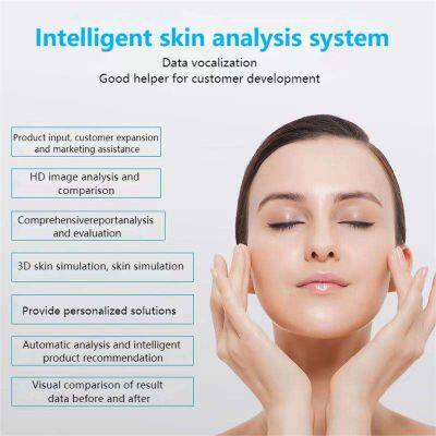 Hot Sale Professional Scan Face Digital 3d Ai Smart Mirror Scanner Facial Skin Analyzer Face Visia Analysis Machine photo-4