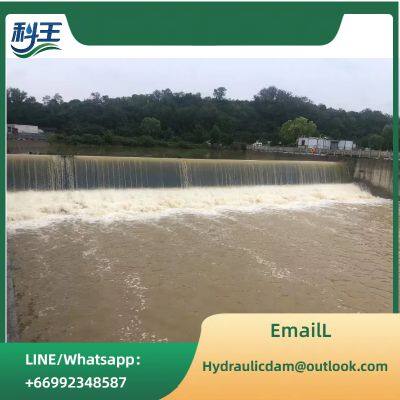 River flood control, farmland irrigation, water conservancy project, inflatable rubber dam, shield dam, hydraulic elevator dam
