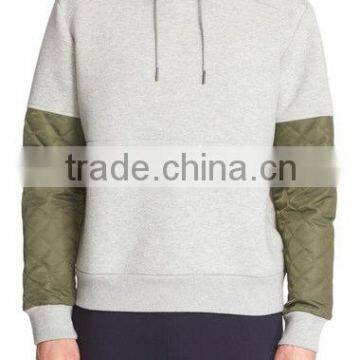 Custom Fashion Mens Quilted Pullover Hoodies photo-4
