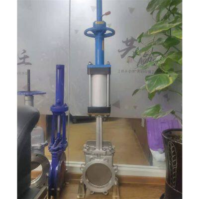DIN Standard Heavy Duty Knife Gate Valve for Mining Slurries and Industrial Waste photo-5
