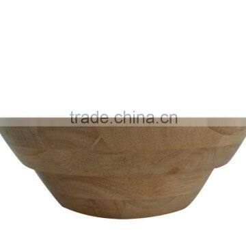 High quality best selling eco friendly Natural Rubberwood Bowl from Viet Nam