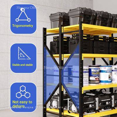Workshop Organizer Racks HN-F276 for Factory, 500kg Per Level, Wider Welded Feet for High Stability - Industrial Metal Shelving, OEM/ODM photo-4