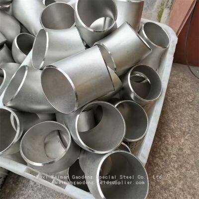 Высокотемпературный никелевый сплавный отвод для нефтехимических предприятий, герметичное конструктивное решение, материал N06625 photo-5