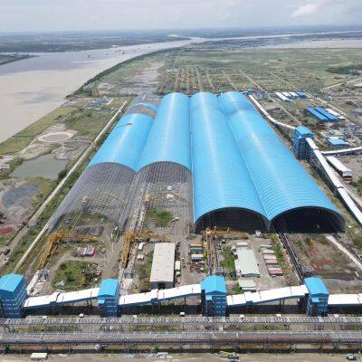 Steel Space Frame Coal Storages Steel Structure Cost - Effective and Large - Span Coal Sheds. photo-2