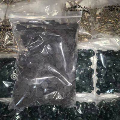 Ring-Shank Yellow Zinc Plated Nails With Plastic Cap for Corrugated Sheets photo-3