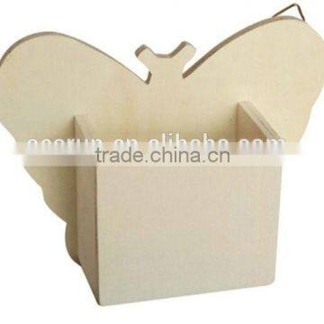 Butterfly shape storage box Wooden make-up box, Natural elegant wooden box