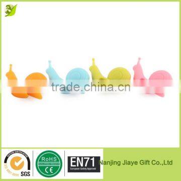 Fancy silicone tea bag holder clip cup holder with factory price