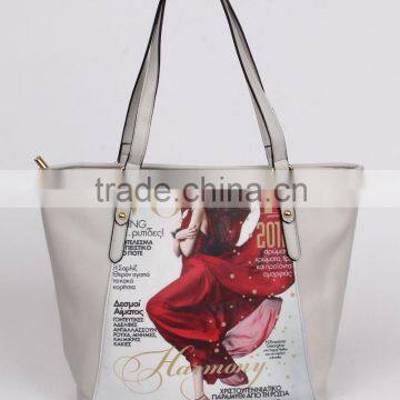 2015 Fashion Wholesale Lady Handbag Pu Elegance Designer Women Handbag photo-3