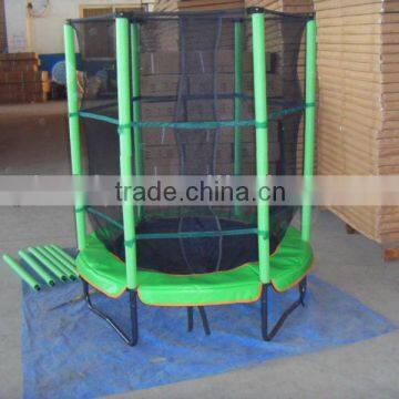 trampoline with safety net