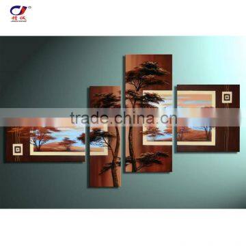 Hot Selling Canvas Handpainted Modern Wall Art Decoration Landscape Oil Paintings