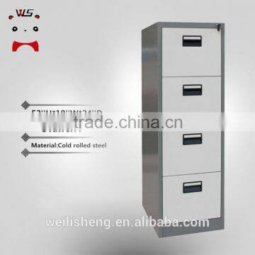 Luoyang WLS high quality 4 lockable nightstand metal drawer cabinet for office