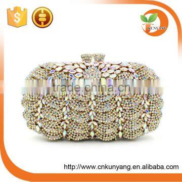 New Fashion Women Beaded Crystal Bridal bags Clutch Party Wedding Evening Handbag
