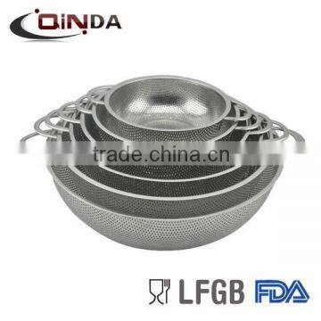 stainless steel rice washing sieves & strainer