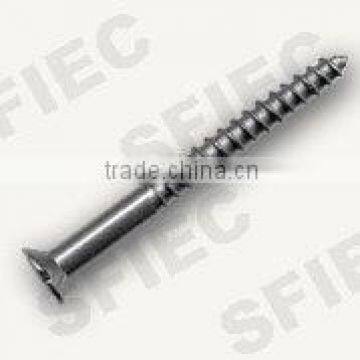 countersunk wood screw slotted or cross recessed