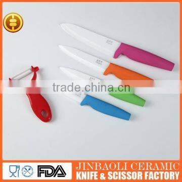 4pcs Multi-color Cutting Ceramic Kitchen Knife Set photo-4