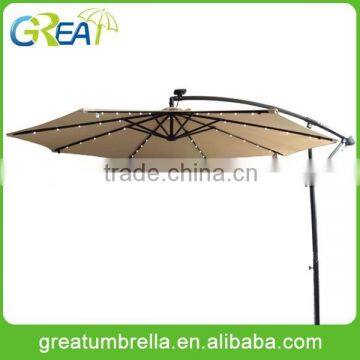 waterproof garden hanging solar led lighting umbrella                        
                                                Quality Choice