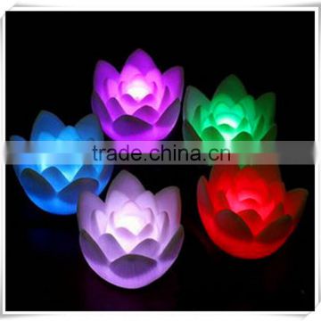 Beautiful flower different colors promotional flashing toy