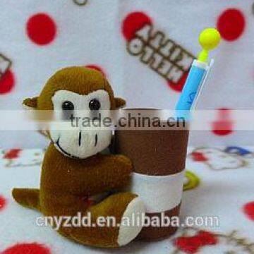 Custom Plush Brush Pot/animals Cartoon Brush Pot photo-2